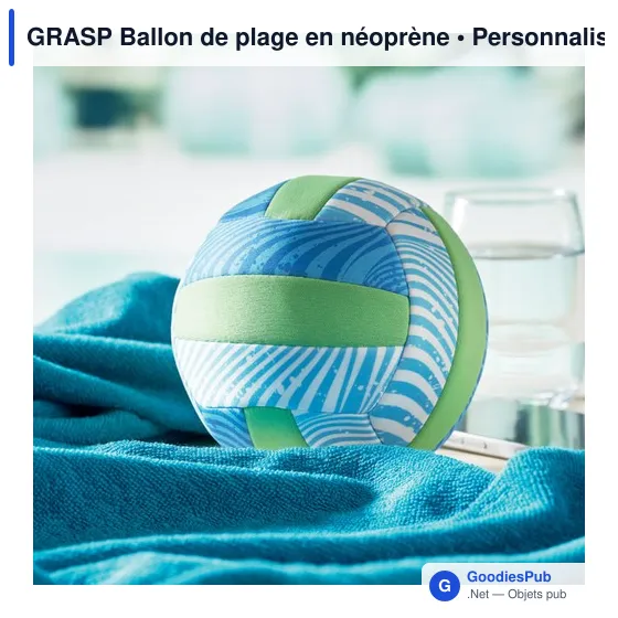 Ballon de plage personnalisable GRASP avec logo - Image 6