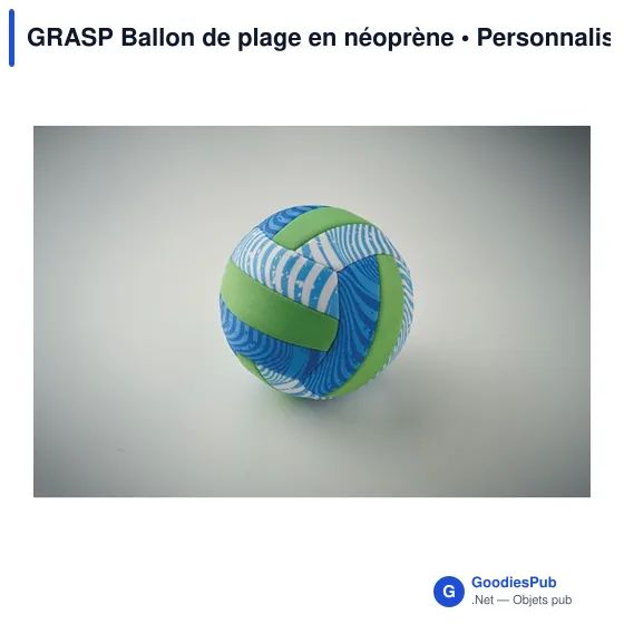 Ballon de plage personnalisable GRASP avec logo - Image 7