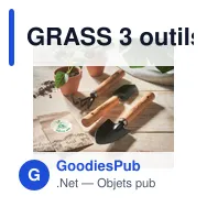 GRASS 3 outils de jardinage - Miniature 4