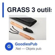 GRASS 3 outils de jardinage - Miniature 6