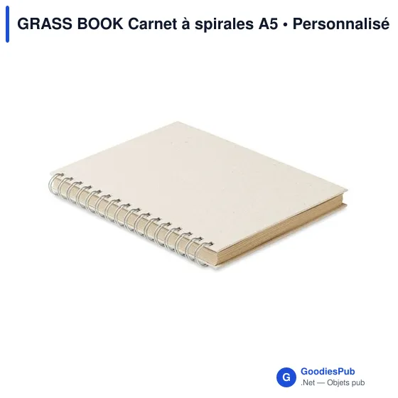 GRASS BOOK Carnet à spirales A5 - Image 3