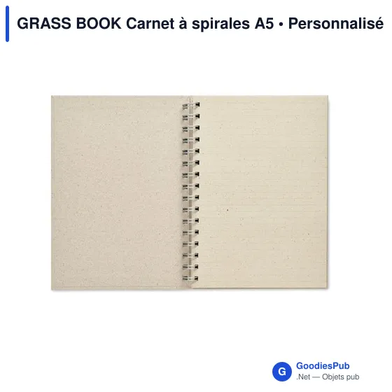 GRASS BOOK Carnet à spirales A5 - Image 4