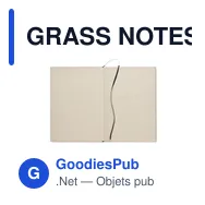 GRASS NOTES Carnet de notes A5 - Miniature 4