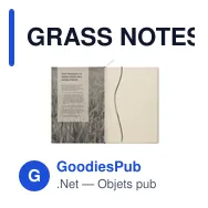 GRASS NOTES Carnet de notes A5 - Miniature 5
