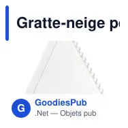 Gratte-neige personnalisable Amaryllis avec logo - Miniature 1