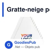 Gratte-neige personnalisable Amaryllis avec logo - Miniature 4