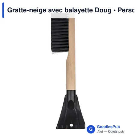 Gratte-neige avec balayette Doug