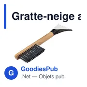 Gratte-neige avec balayette Doug - Miniature 6
