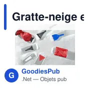 Gratte-neige en plastique Andreas - Miniature 3