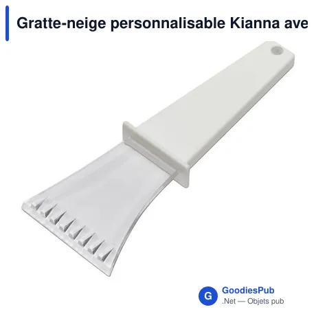Gratte-neige personnalisable Kianna avec logo - Accessoire auto