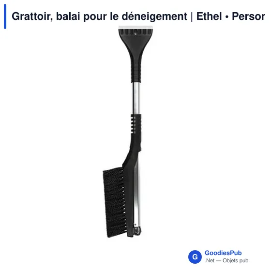 Grattoir à glace personnalisable Ethel avec logo pour déneigement - Image 3
