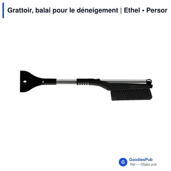 Grattoir à glace personnalisable Ethel avec logo pour déneigement - Image 4