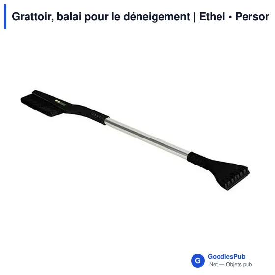 Grattoir à glace personnalisable Ethel avec logo pour déneigement - Image 5