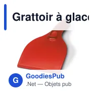 Grattoir à glace personnalisable coloris givrés avec logo - Grand format - Miniature 2