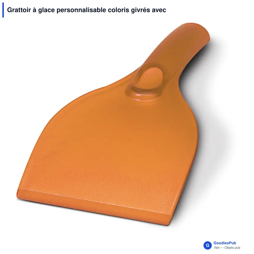 Grattoir à glace personnalisable coloris givrés avec logo - Grand format - Image 3