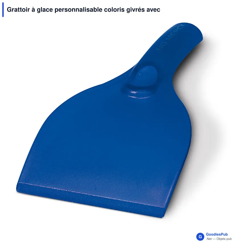Grattoir à glace personnalisable coloris givrés avec logo - Grand format - Image 5