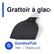 Grattoir à glace personnalisable coloris givrés avec logo - Grand format - Miniature 6