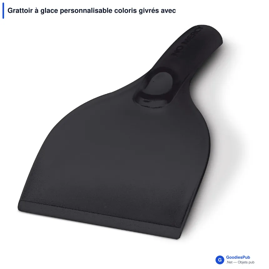 Grattoir à glace personnalisable coloris givrés avec logo - Grand format - Image 6