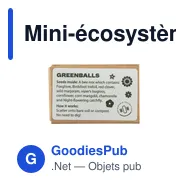 Mini-écosystème personnalisable Green Balls pour logo d'entreprise - Miniature 4
