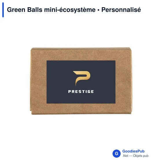 Mini-écosystème personnalisable Green Balls pour logo d'entreprise - Image 8