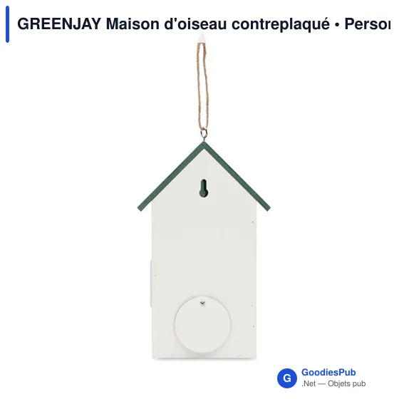 GREENJAY Maison d'oiseau contreplaqué - Image 3
