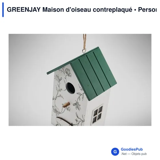 GREENJAY Maison d'oiseau contreplaqué - Image 6