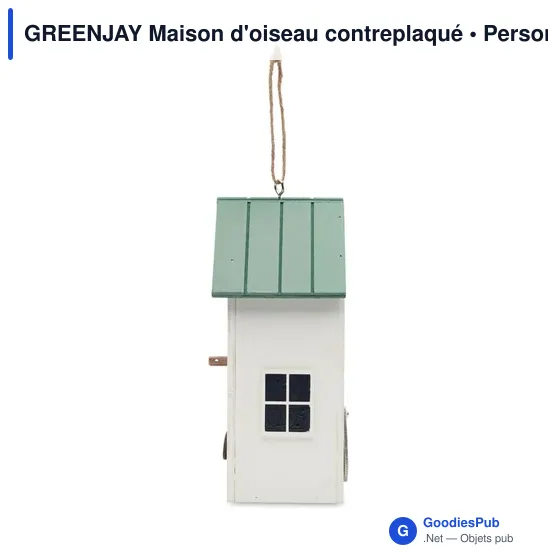GREENJAY Maison d'oiseau contreplaqué - Image 9
