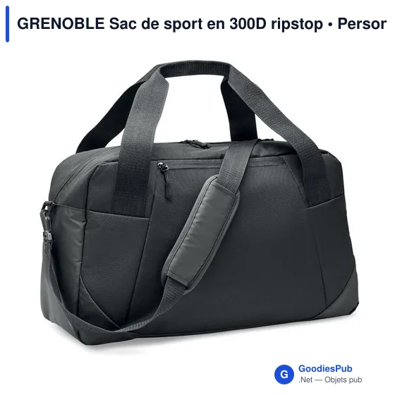 GRENOBLE Sac de sport en 300D ripstop - Image 1