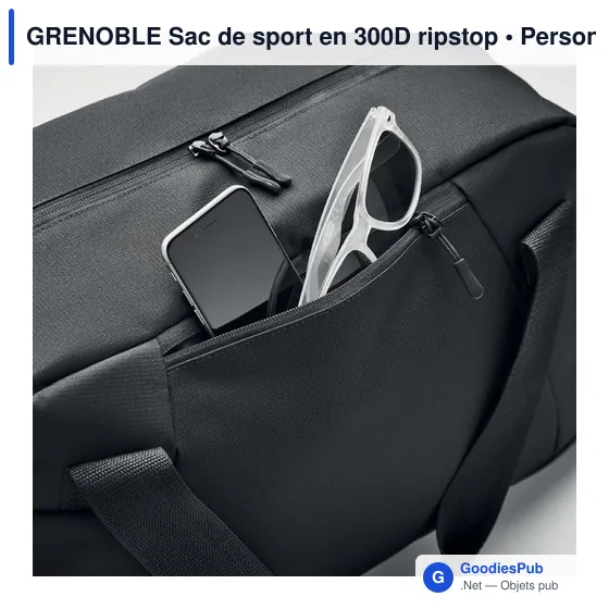 GRENOBLE Sac de sport en 300D ripstop - Image 3