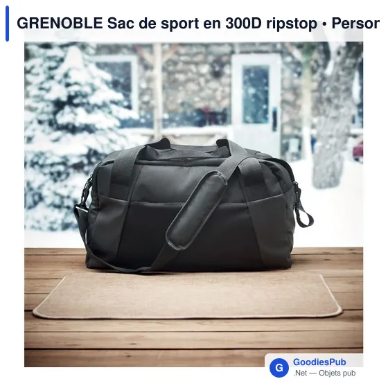 GRENOBLE Sac de sport en 300D ripstop - Image 5