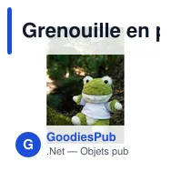 Grenouille en peluche personnalisable avec logo - Ponddie - Miniature 3