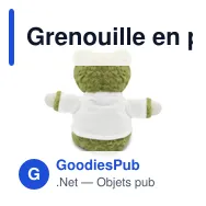 Grenouille en peluche personnalisable avec logo - Ponddie - Miniature 5