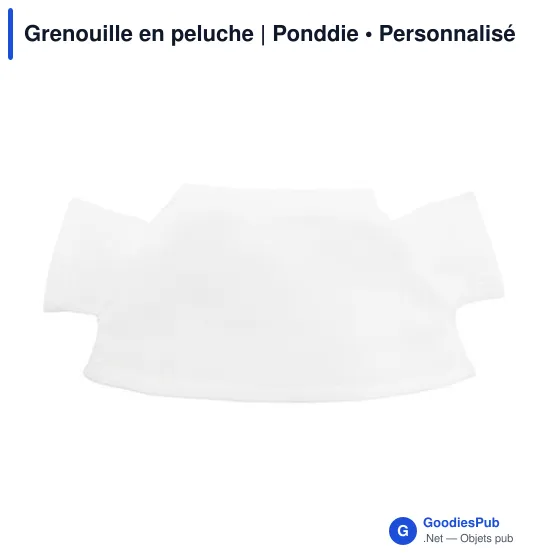 Grenouille en peluche personnalisable avec logo - Ponddie - Image 6