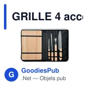 GRILLE 4 accessoires de barbecue - Miniature 1