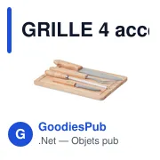 GRILLE 4 accessoires de barbecue - Miniature 2