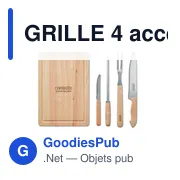 GRILLE 4 accessoires de barbecue - Miniature 4
