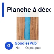 Planche à découper personnalisable en acacia avec logo - Miniature 3