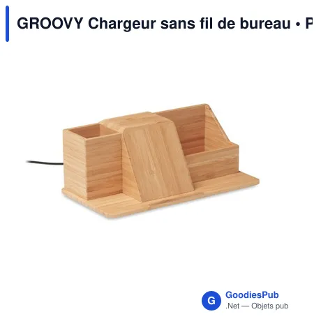 GROOVY Chargeur sans fil de bureau