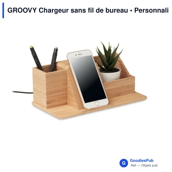 GROOVY Chargeur sans fil de bureau - Image 3