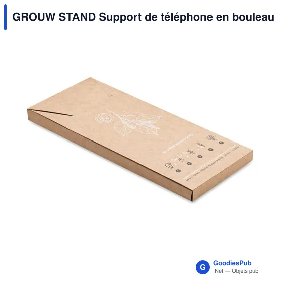 GROUW STAND Support de téléphone en pin - Image 2