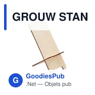 GROUW STAND Support de téléphone en pin - Miniature 4