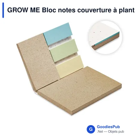 GROW ME Bloc notes couverture à planter