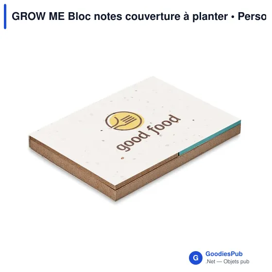 GROW ME Bloc notes couverture à planter - Image 5