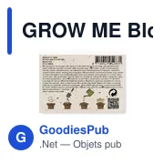 GROW ME Bloc notes couverture à planter - Miniature 2