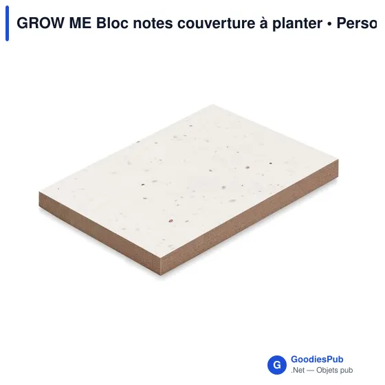 GROW ME Bloc notes couverture à planter - Image 3