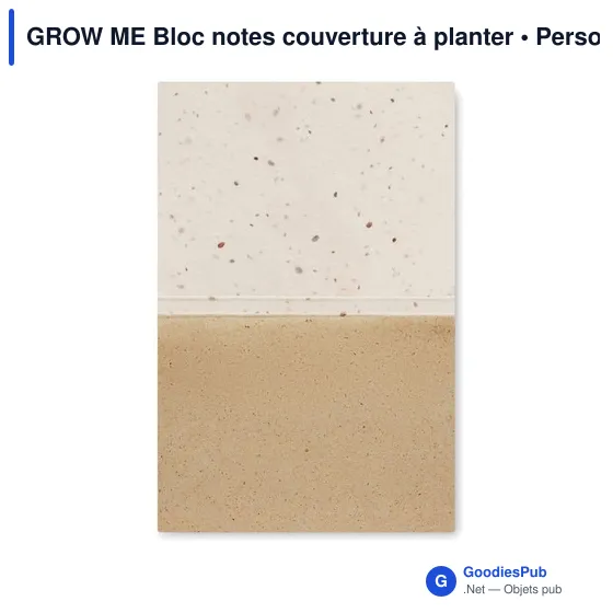 GROW ME Bloc notes couverture à planter - Image 5