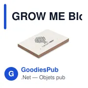 GROW ME Bloc notes couverture à planter - Miniature 6