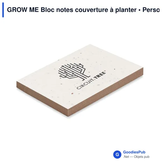 GROW ME Bloc notes couverture à planter - Image 6