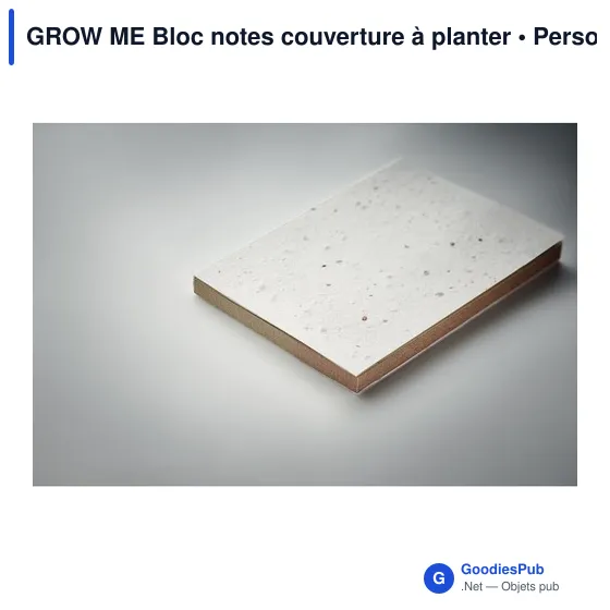 GROW ME Bloc notes couverture à planter - Image 7