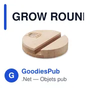 GROW ROUND STAND Support de téléphone en bouleau - Miniature 3